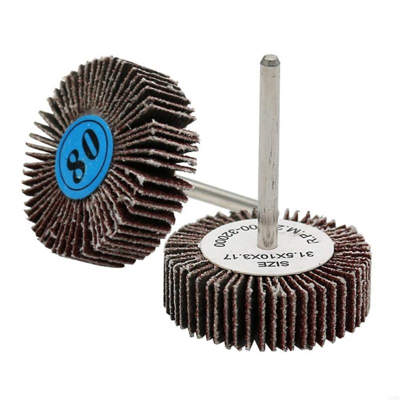 Pack of 5 80 Grit Sanding Flap Discs 32mm Shank Quality Materials For Metal Polishing Grinding Work Use