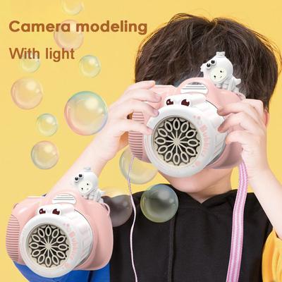 Automatic Bubble Blower Soap Water Bubbles Maker Gun Electric Bubble Machine Flashing Light Music For Children Kid Outdoor Toys