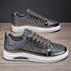 Heren Sneakers Nieuwe Luxe Mode Skateboardschoenen Glitter Casual Schoenen Heren Platform Gevulkaniseerde Schoenen Grote Maat Tenis