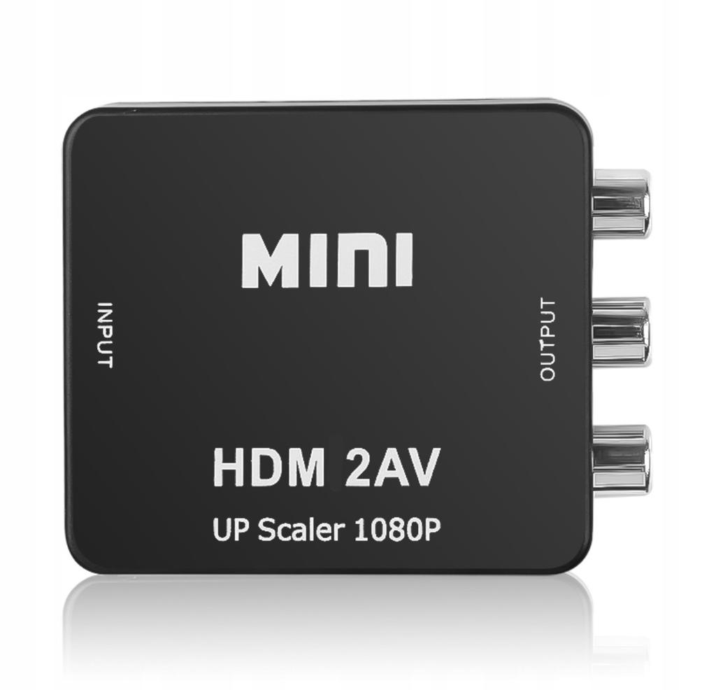HDMI TO AV RCA Converter Adapter cinch 1080P Cable