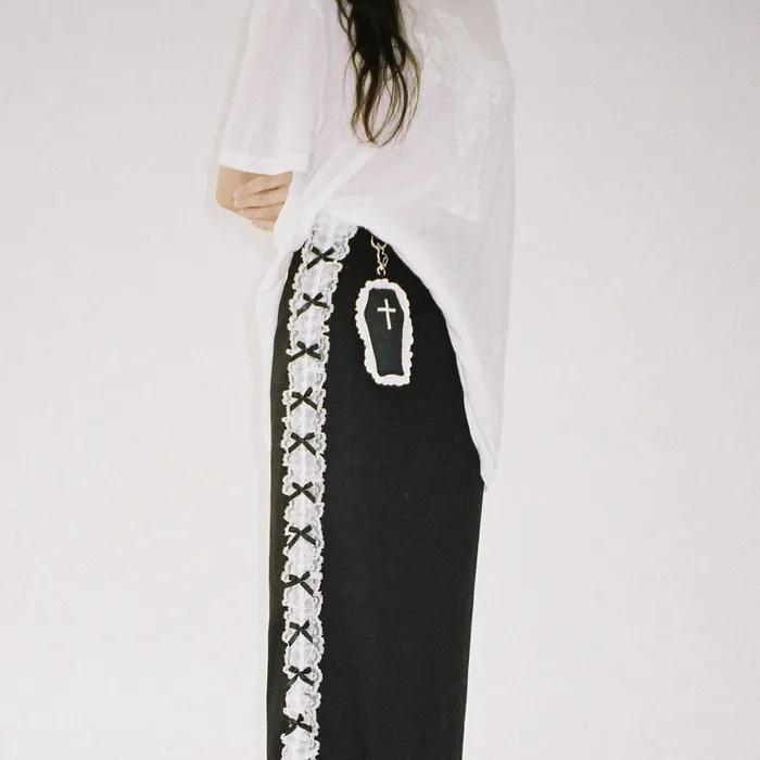 Lace Coffin Keyring
