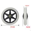 2Pcs Wheelchair Replacement Front Wheel Silent Heavy Duty for