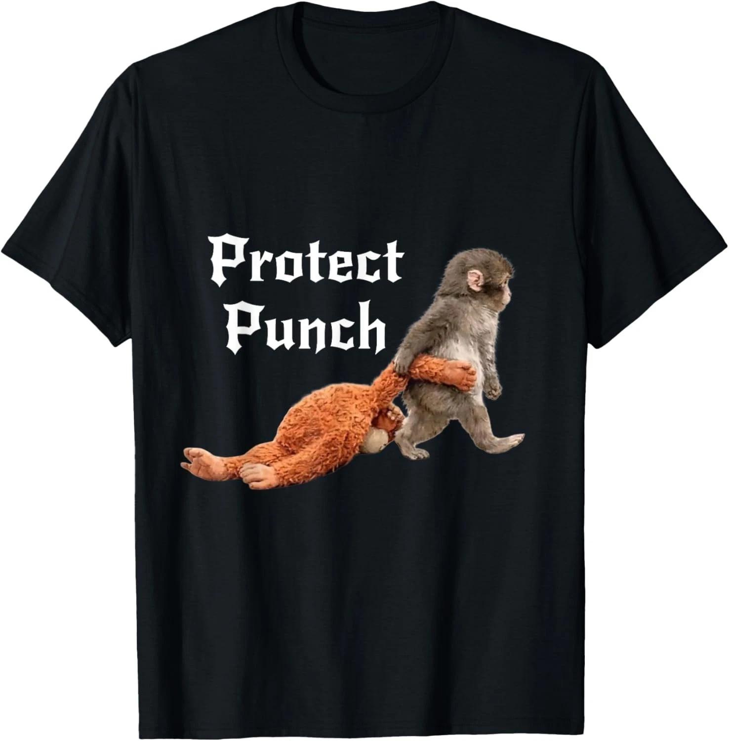Protect Baby Monkey Punch Gift Unisex T-Shirt S