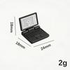 Mini Dollhouse Simulation Laptop Eco-Friendly Material Realistic 1:12 Mini Decor for Dollhouse Decoration Kids Role Play Gifts