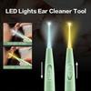 SCSYV Ear Wax Removal Tools,9 Pack Ear Cleaning Tool,Ear Pick with 2 LED Lights,Built-in USB Ear Wax Remover for Kids and Adults