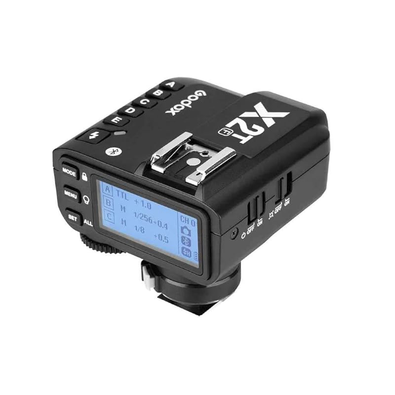 

Godox X2T-F transmitter 2.4G TTL wireless flash trigger fast sync 1/8000s compatibility Fujifilm For Fujifilm camera (X2T-F transmitter) [product]