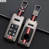 Zinc Alloy+Silicone Car Key Case Cover For Volvo XC60 V60 S60 S80 XC70 V40 5 6 Buttons Remote Key Protection Holder Shell