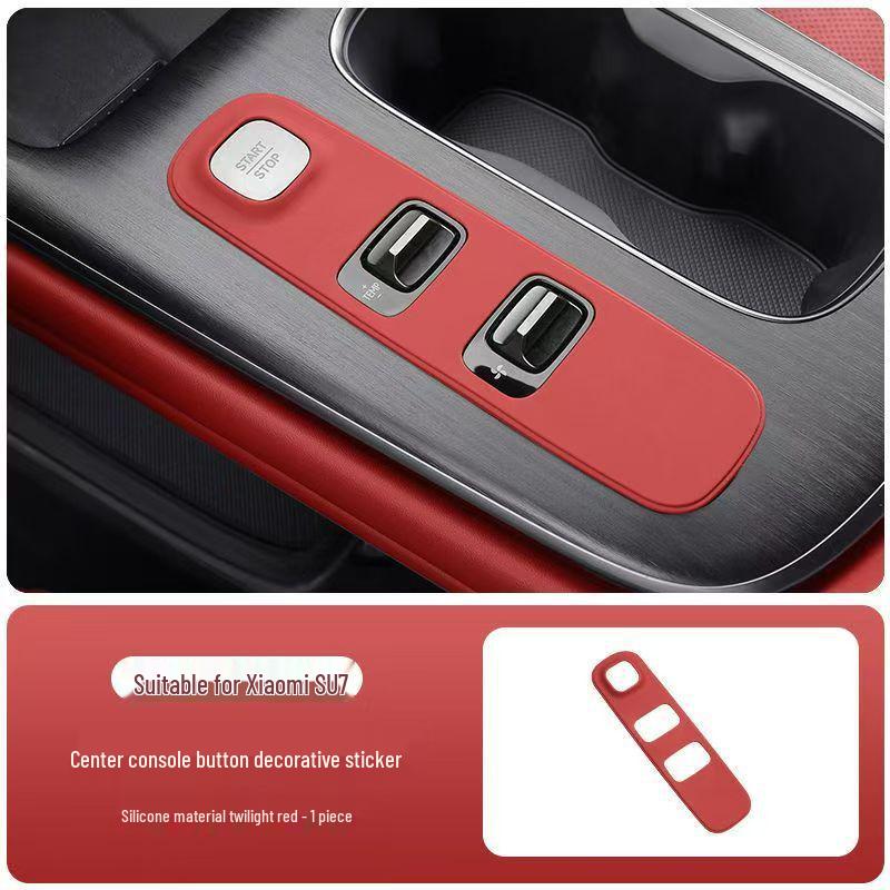 Silicone Non-slip Protective Sticker for Xiaomi SU7 Central Control Panel Interior Accessories
