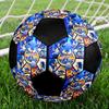 Flashy Hedgehog Indoor Soccer Ball Colorful All Ages Size 5 Machine Stitched PVC Competition Ready Durable High-Bounce