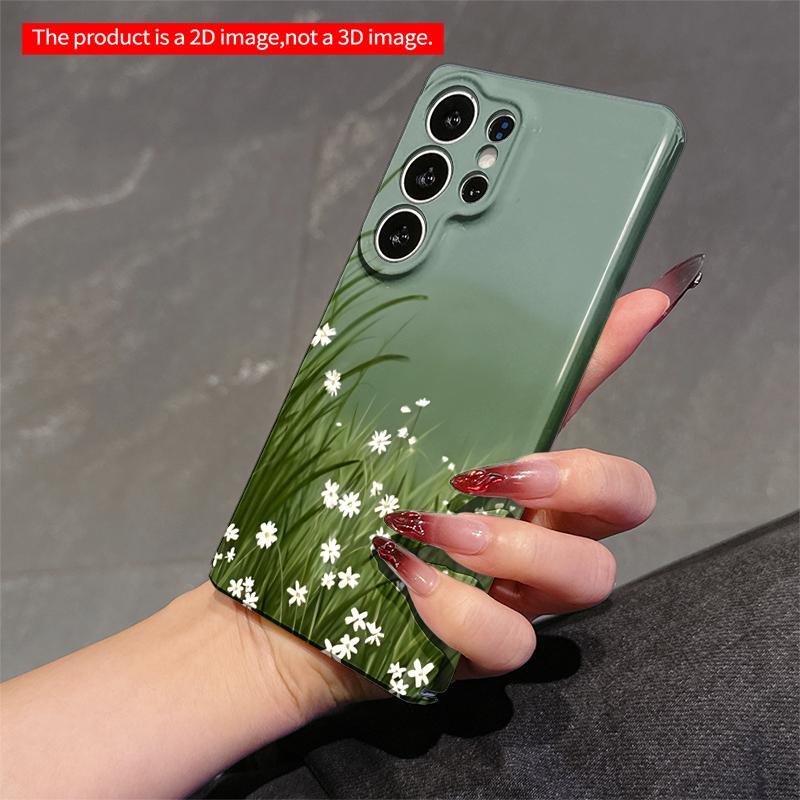 2DFlat Samsung phone case Floral Garden Phone Case Applicable to Galaxy S23 S24 S25ULTRA S26 A12 A14 A15 A16 A54 A55