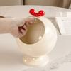 Round Fruit Tray with Lid Food Container New Snack Box  Home