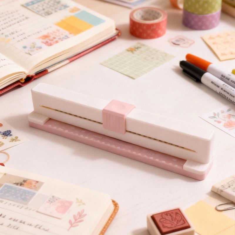 KedeYou 9932K 30-Hole Heart Punch for A4 Loose-Leaf Paper