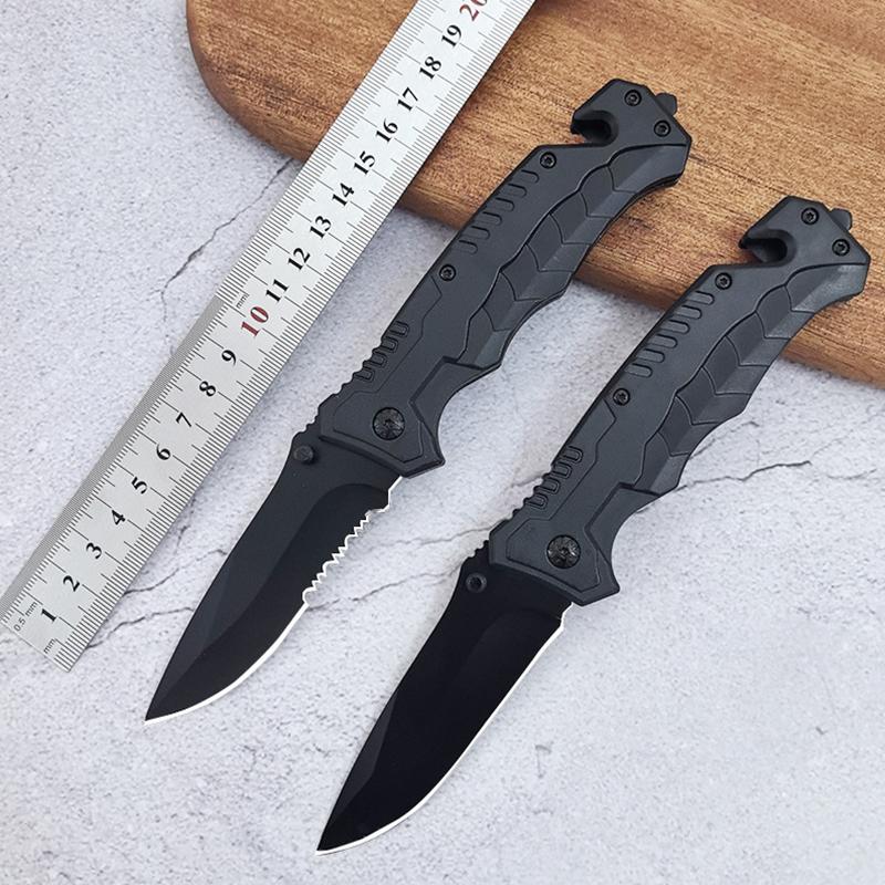 Mini Knife OutdoorOutdoor Camping Multipurpose ABS Stainless Steel Folding Emergency Survival