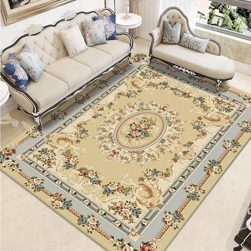 Printed Chinese Carpet, Classical Living Room Home Carpet, Bedroom Coffee Table Floor Mat Study Window Large Area Carpet