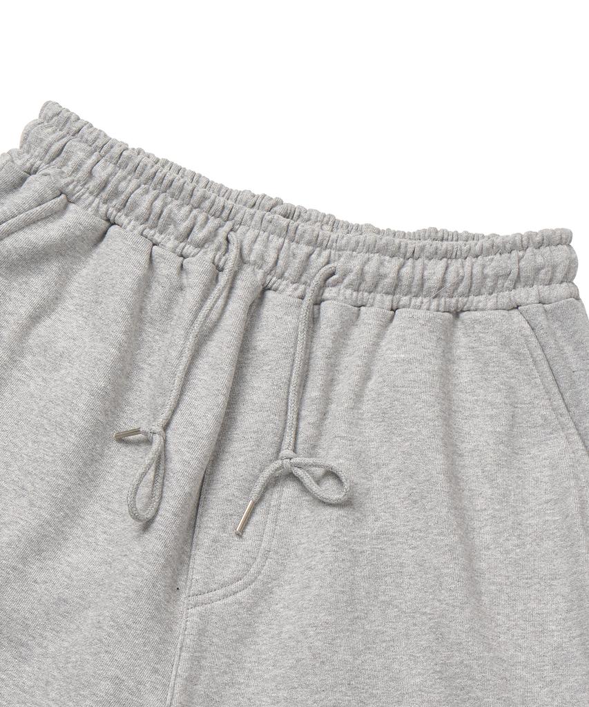 Masateu Small Pocket Bermuda Sweat Pants _ Gray