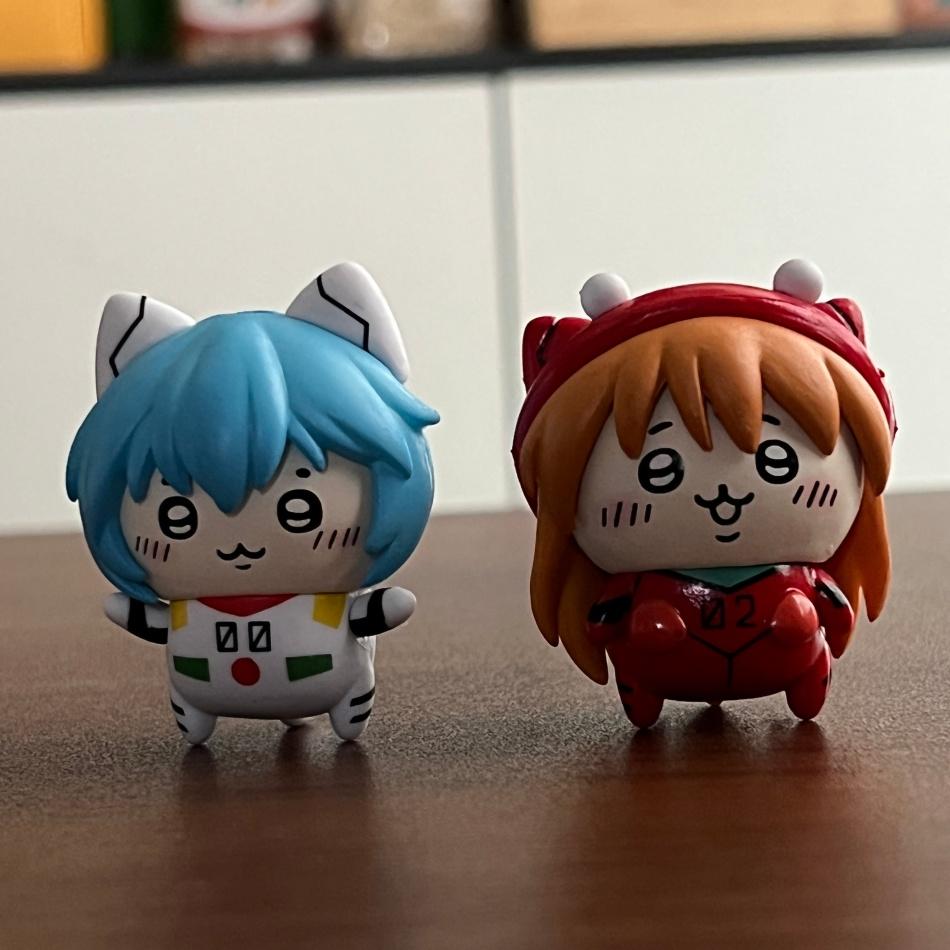 Anime NEON GENESIS EVANGELION Action Figures Hatsune Miku Series Ayanami Rei Asuka Figurines Car Decoration Kids Toys Gifts