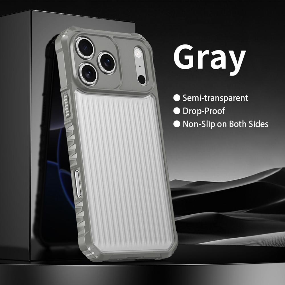 KEYSION Heavy Duty Shockproof Phone Case for iPhone 17 Pro Max 17 Air Translucent Matte Back Cover for iPhone 14 15 16 Pro Max