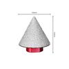 Brazed Diamond Tip Countersink Precise Beveling Tool for Smooth Finishing