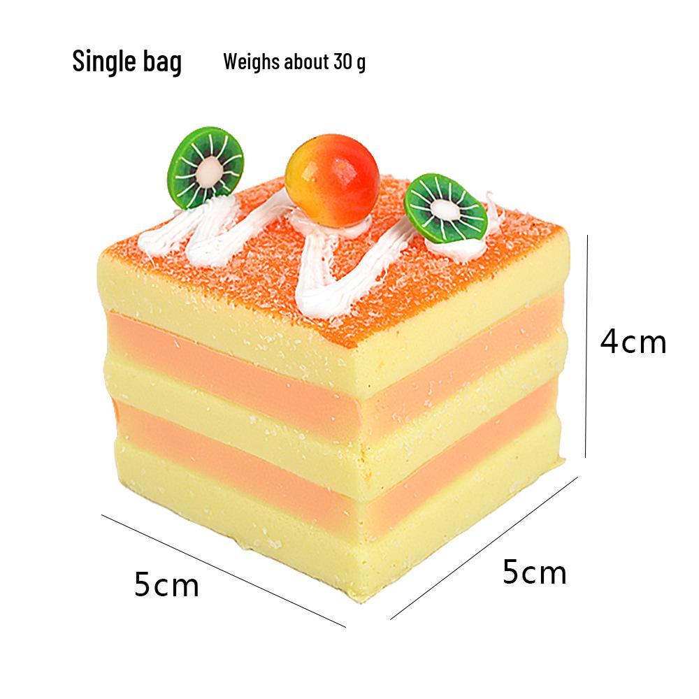 Simulated PU Cake Model: Wedding/Birthday Display Prop & Pretend Play Toy