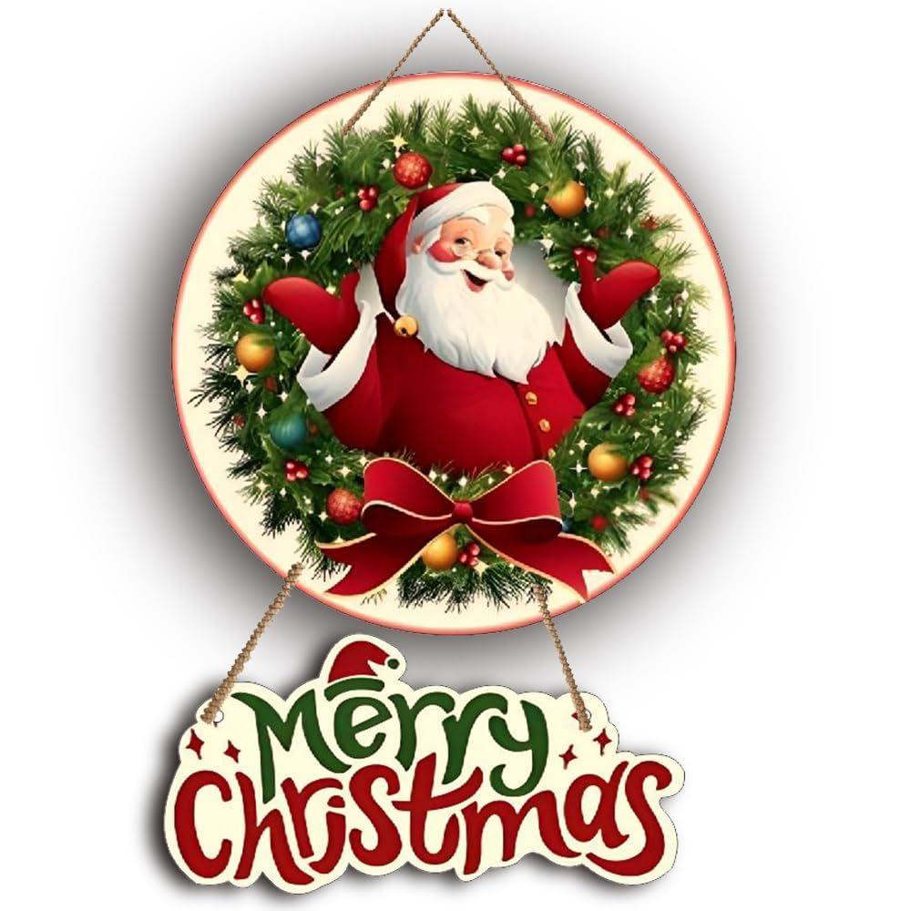 

Christmas Decoration Wooden Wall Hanging Ornaments for Home | Living Room | Office | Christmas Party | Church Decoration Xmas Deco