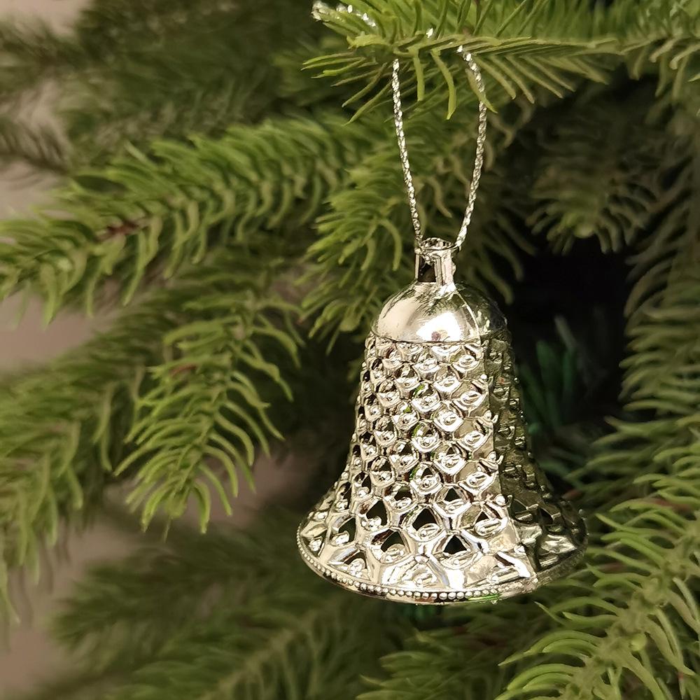 Sada vánočních dekorací: Vánoční ozdoby, Zvony a Hodiny (12 kusů)
