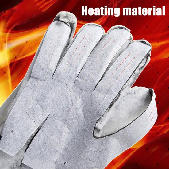 Electric Heated Gloves Battery Operated Winter Ski Gloves Waterproof Touchscreen Warming Gloves for Outdoor Motorcycle Hiking