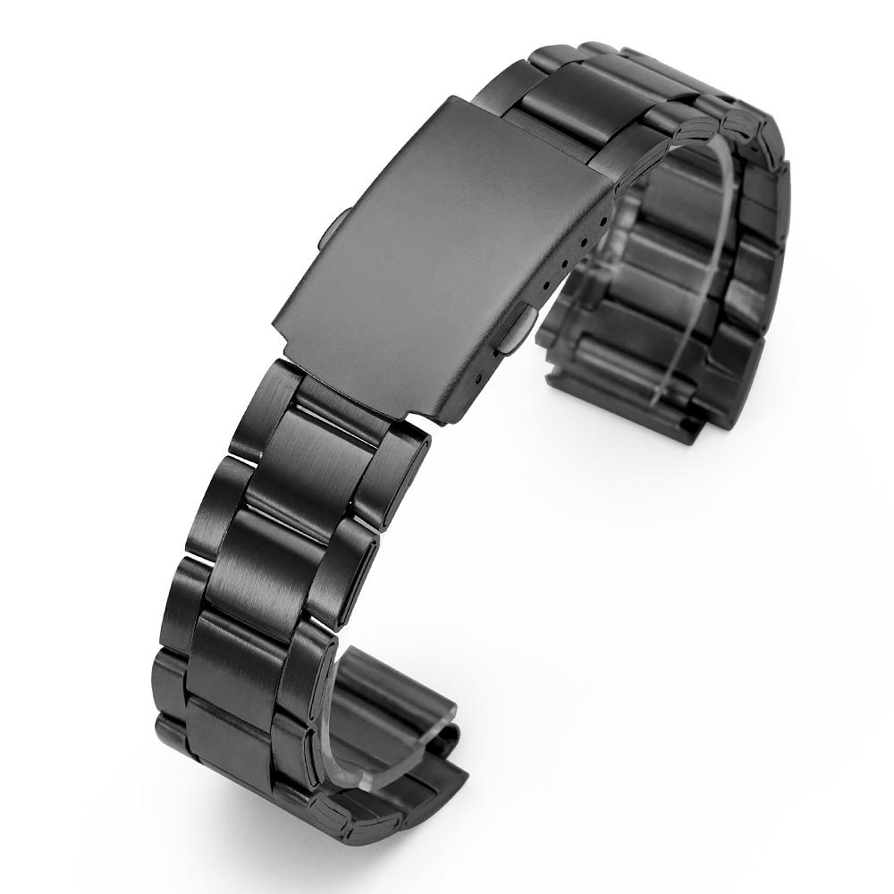 

Ремінець з нержавіючої сталі для Casio AE1200/1300 18 мм Ремінець для F-91W F84 F105/108/218 A158W/168 Чоловічий Жіночий Металевий Браслет Ремінь 18mm чорний