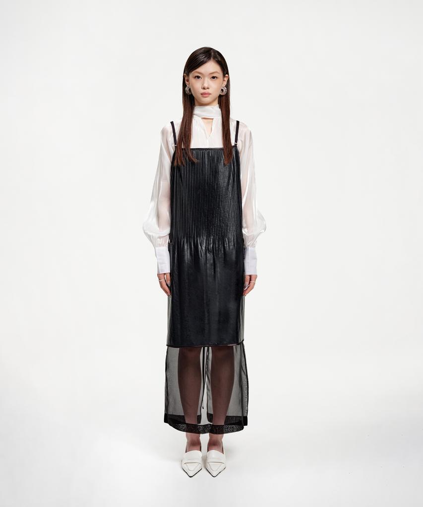Eipeuleonwei Armor Pleated Apron Dress