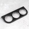 Gauge Holder 52mm/2in 3-Hole Triple Instrument Panel Shell Gauge Mounting Bracket Car Dashboard Meter Iron Holder Gauge Pod Gauge Mount(Black)