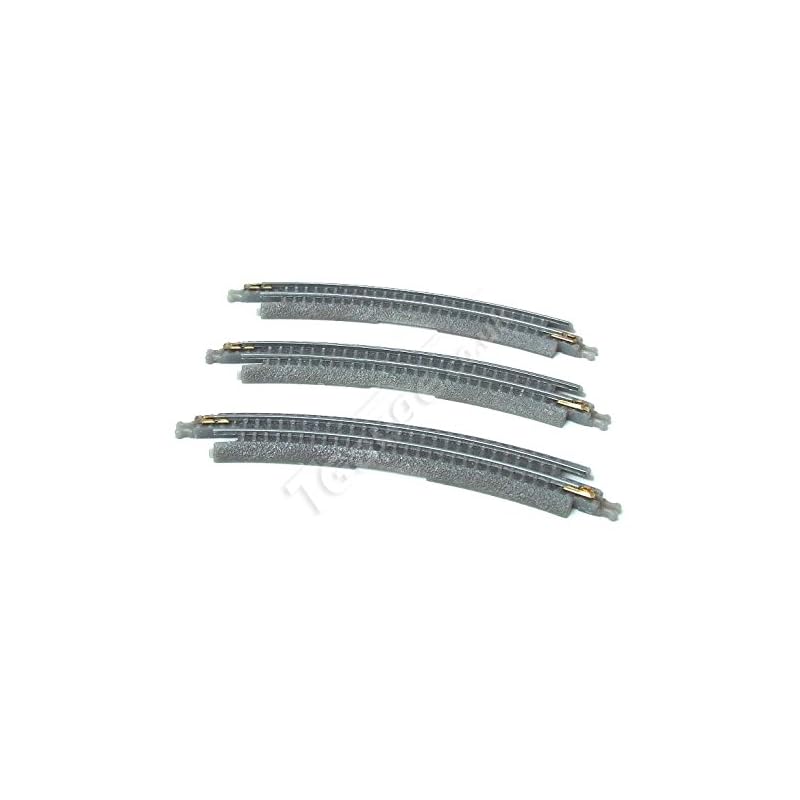 

T gauge curved rail 157.5R-30° set of 3 line model railway R-025