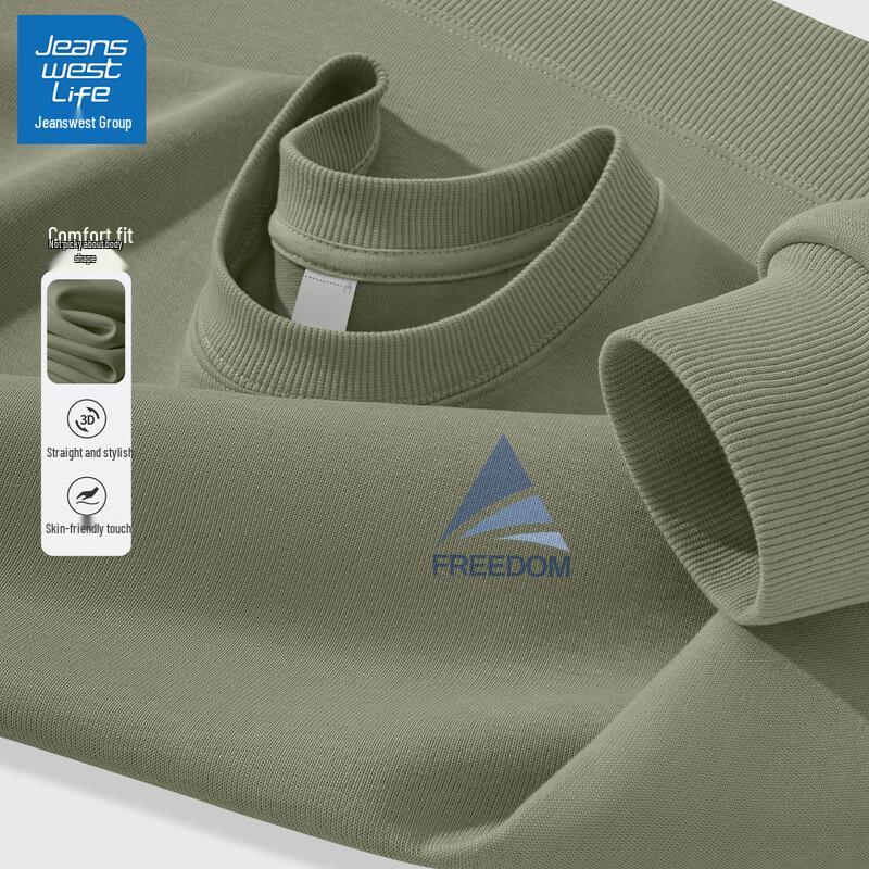 

Jeanswest LIFE Men s American Retro Relaxed Fit Crew Neck Sweatshirt 2XL