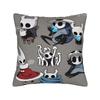 Hollow Knight Cartoon Game Knight and Hornet  Pillow Cover  Vintage Pillow Case For Living Room Chair Comfy Cushion Cover Gift