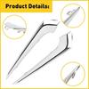Left & Right Bumper Ert Front Grille Fog Light Trim For 16-18 Chevy Malibu LN