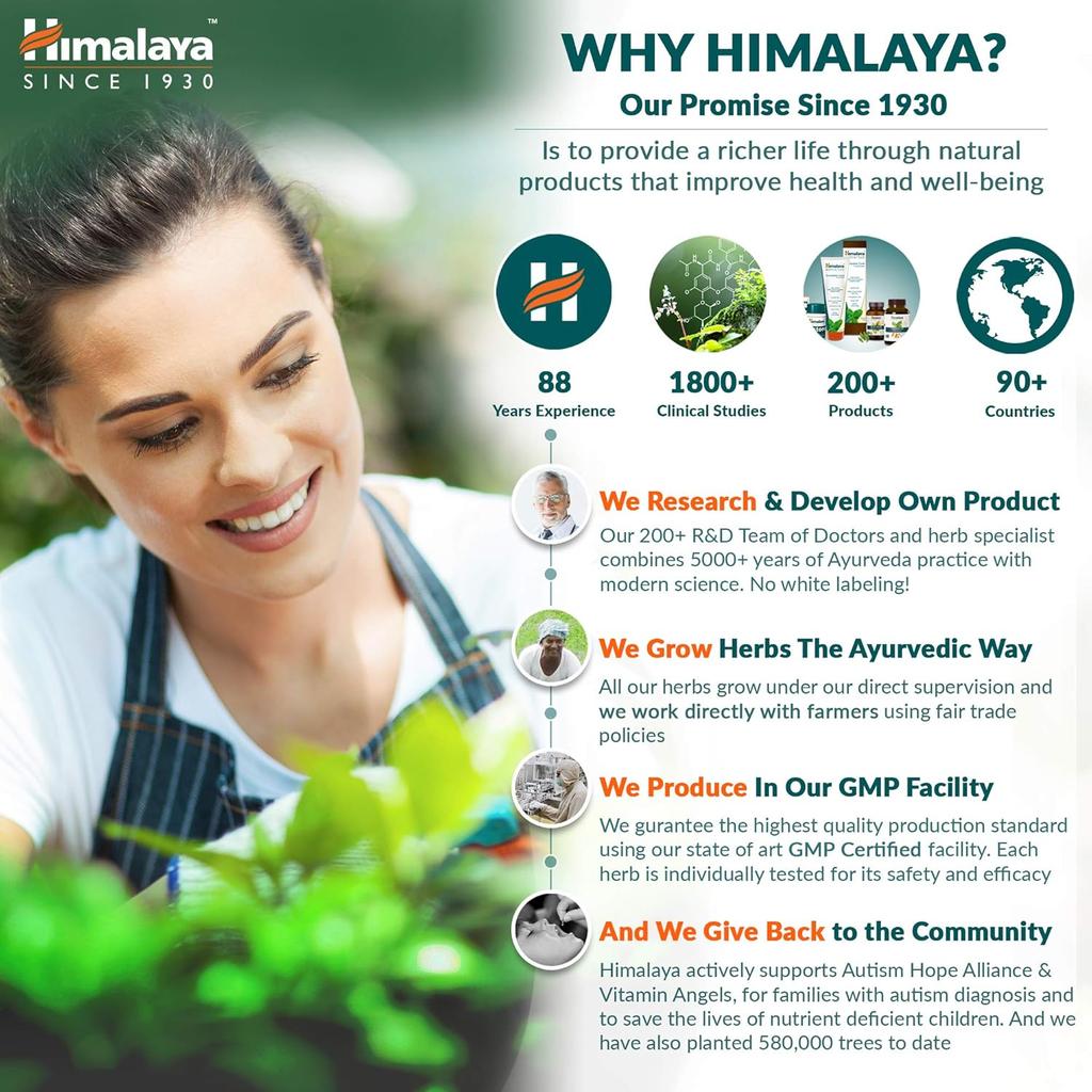 Himalaya Wellness Pure Herbs Amalaki Immunity Wellness 60 Tablets Boost Natural Defense System Skin Health