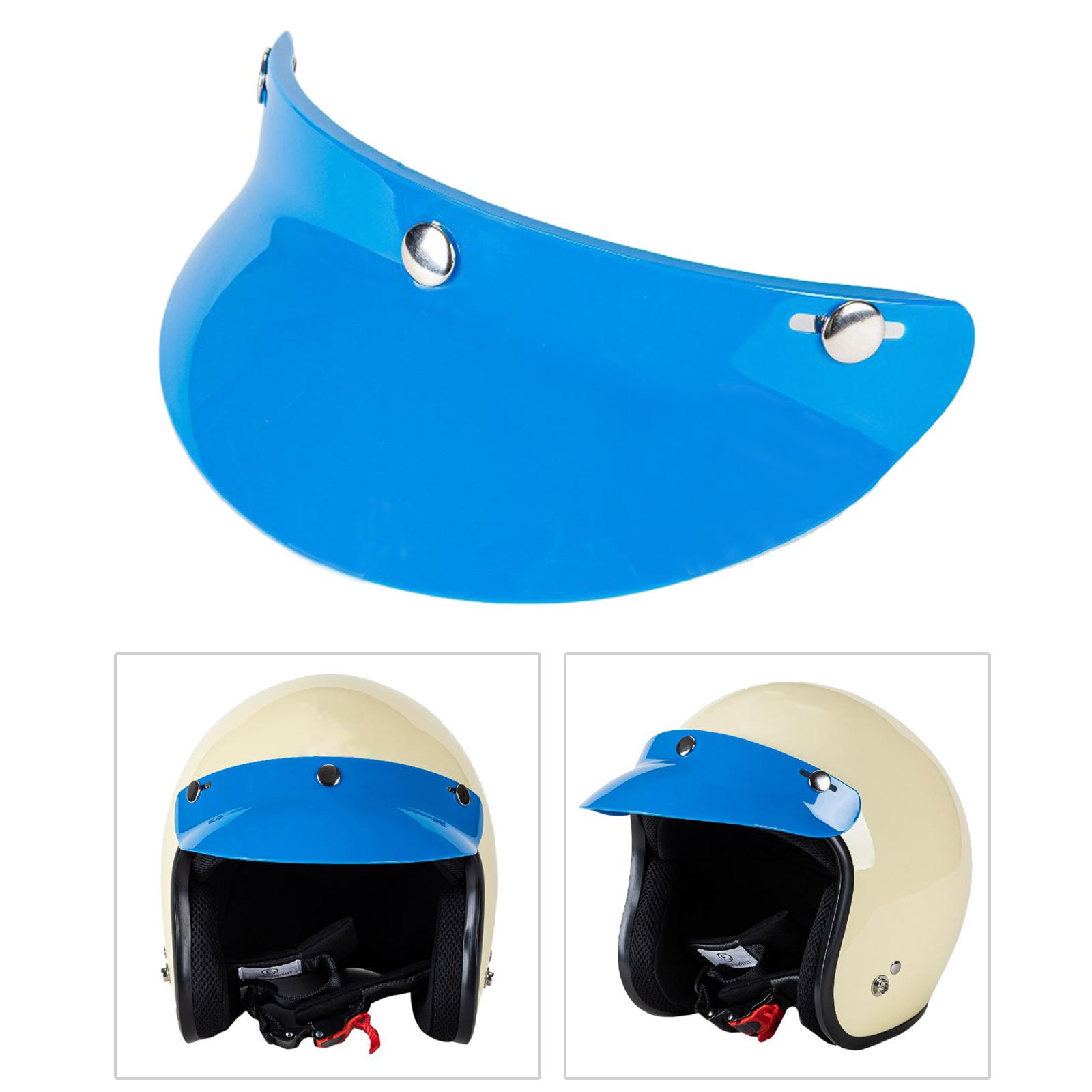 

3-Snap Motorcycle Helmet Visor Peak Shield Protector 15cmx5cm