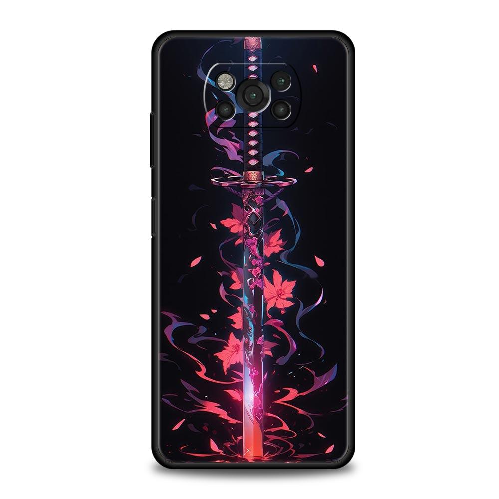 Das Schwert Kreatives Muster Handyhülle für Xiaomi Poco F7 F6 F5 F4 F3 X6 X5 X4 X3 NFC F7 Ultra M4 C51 C55 GT 5G Weiche TPU Hülle