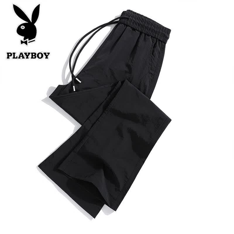 PLAYBOY Men s Lightweight Straight Leg Casual Cargo Pants 2XL чёрный