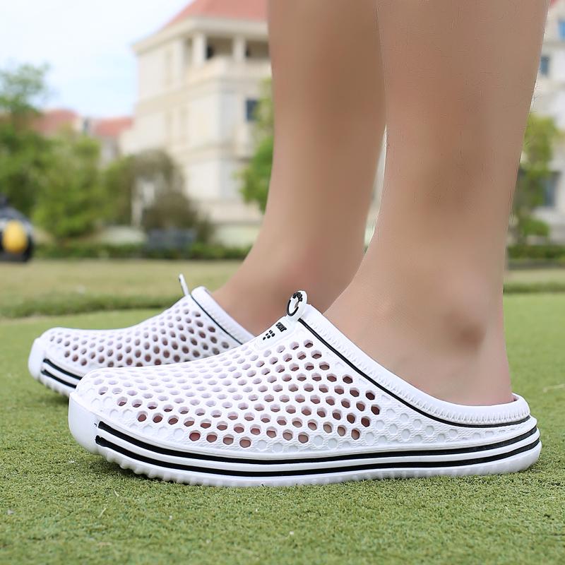 New Women Beach Sandals Hollow-out Shoes Travel Outdoor Women's Leisure Slippers Men's Water Shoes