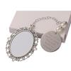 Bruidsboeket Foto Bedeltje voor Bruiloftsherinnering Bruid Thermische Transfer Ovaal Hanger Sleutelhanger voor Bruidsfeest Decoraties
