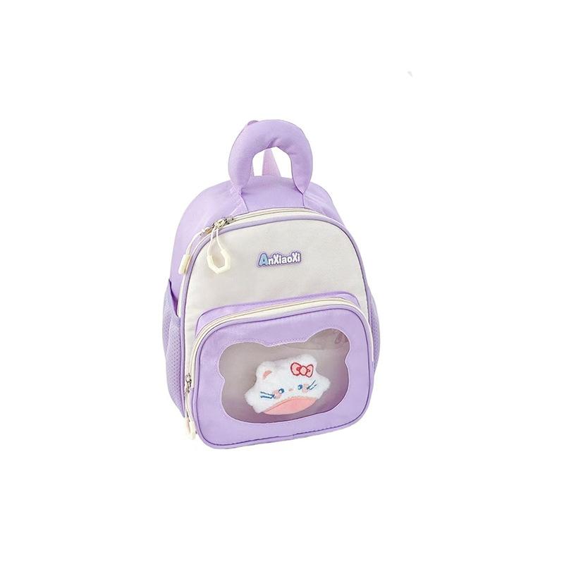 Schoolbag Children's Trend Backpack 1011 New Kindergarten Baby Lightweight School Bag Girls Fresh Macaron Backpack