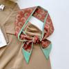 Long silk scarf, high-end new versatile hair tie streamer, atmosphere ribbon, spring and summer decorative scarf, tied bag streamer