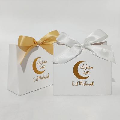 Eid Krabička na sladkosti 5 ks S mašlí Kontejner na dárkové balení Pro Děti Dívky Chlapce Festivalová Dovolenková Párty Dekorace