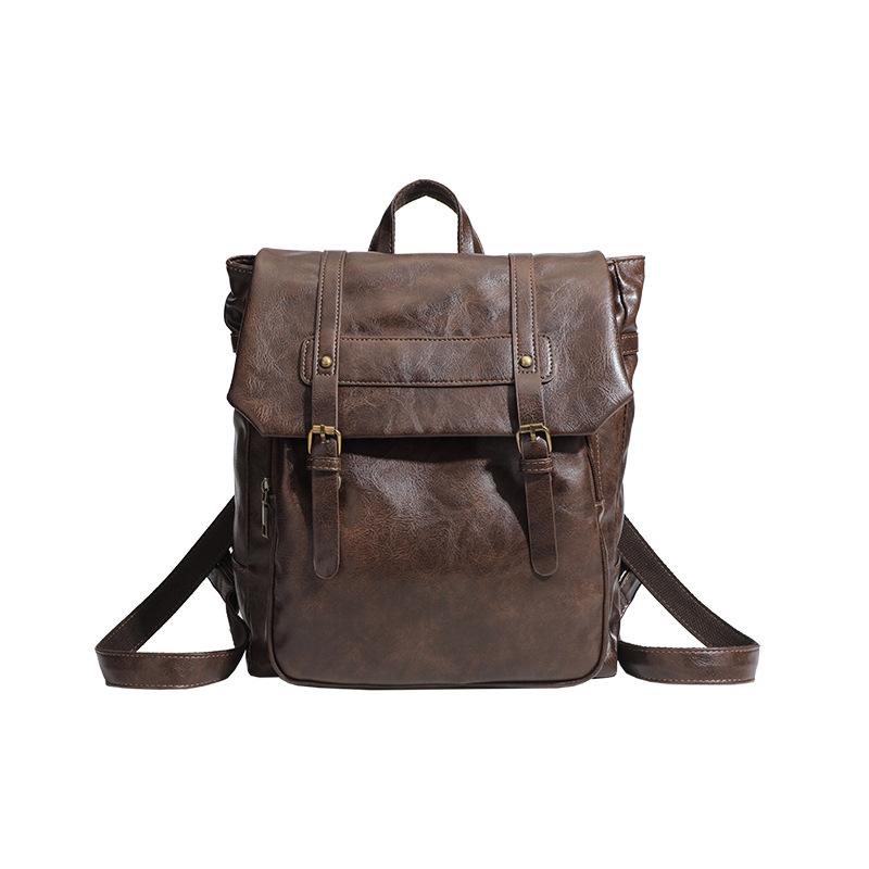 

Сумка рюкзак униформа новый рюкзак в стиле колледжа ретро мягкая кожа повседневная женская сумка Кембриджский школьный рюкзак 28*10*33cm коричневый