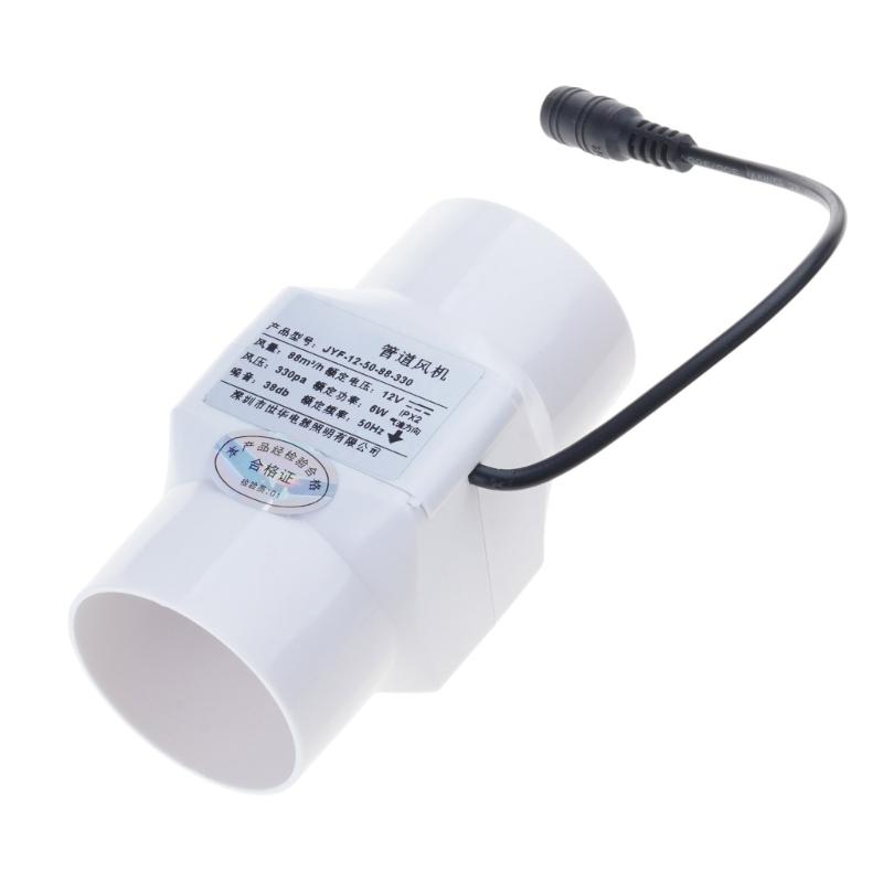 110V 220V BBQ Fan Cooking Blower Adjustable Speed 2inch Pipe Exhaust Fan with 160cm Cable for Bathroom Toilet Kitchen