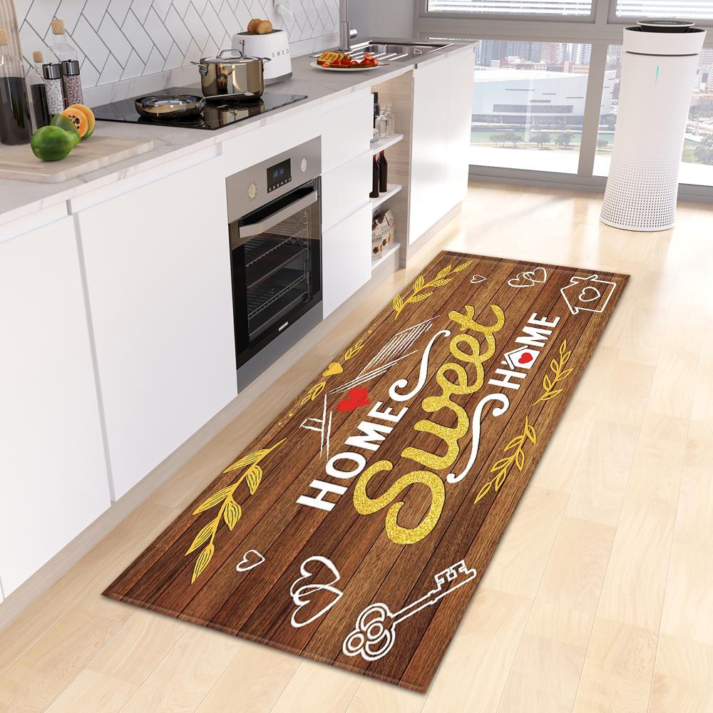 

Modern Kitchen Rug Hallway Entrance Doormat House Bathroom Non-Slip Foot Mat Living Room Floor Bedroom Decoration Carpet Custom 40cmx60cm