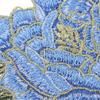 1 Pair Flower Embroidery Patches Butiful Flowers Pattern Embroidered Applique Iron On Patches for   Clothes