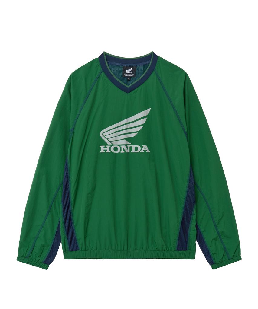 PHYPS MOTORCYCLE Nylon Mesh Block Long Sleeve Green