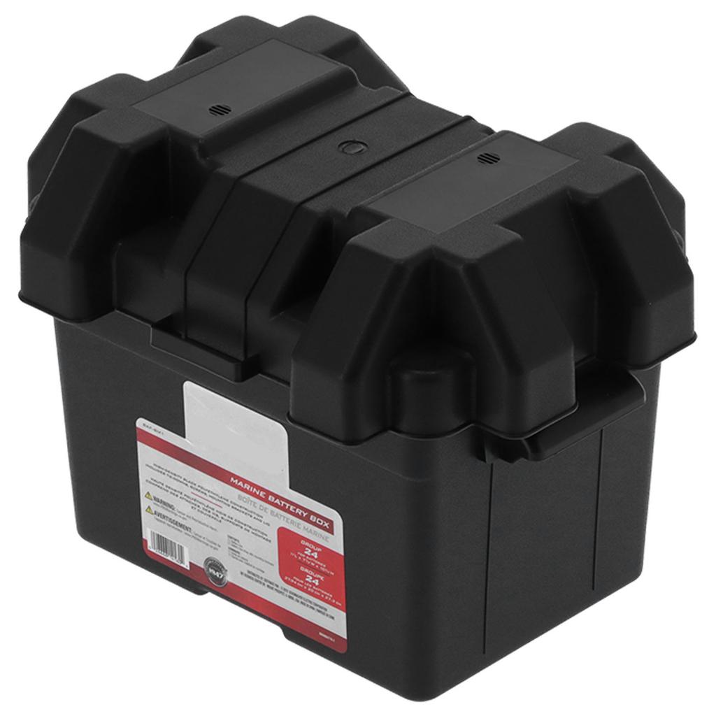 Multifunktionaler Batteriekasten-Aufbewahrungshalter mit großer Kapazität und Gurt, universell für Auto, LKW, Boot, Wohnmobil