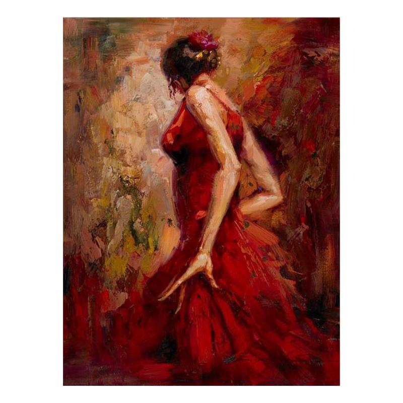 Abstract Portrait Modern Nude Woman Oil Painting On Canvas Art Sexy Female Lady Body Wall Picture for Living Room Cuadros