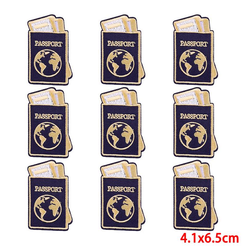 10 Pcs/lot Wholesale Embroidery Patch Iron On Patches For Clothing Patches On Clothes Jackets Decor Applique Sew Supplies